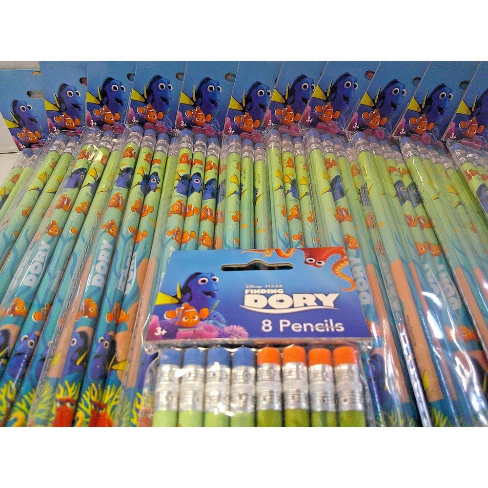LOT of Finding Dory Pencils. (12) 8-Packs, 96 Pencils Total‎ - Picture 4 of 4